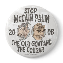 Stop McCain Palin 2008 buttons