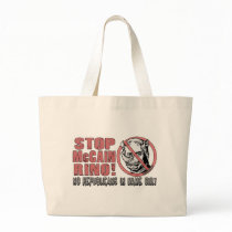 Stop McCain Rhino Tote Bag