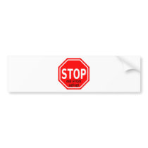 STOP me from aging! Bumper Sticker