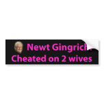 Stop Newt Gingrich! bumper stickers