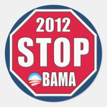 Stop Obama 2012 Sticker