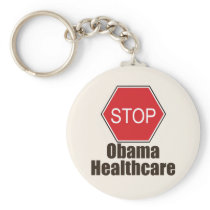 Stop Obama Healthcare Keychain