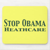 Stop Obama Healthcare mousepads