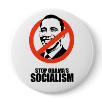 STOP OBAMA SOCIALISM BUTTONS