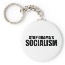 STOP OBAMA SOCIALISM KEY CHAIN