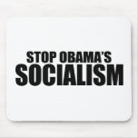 STOP OBAMA SOCIALISM MOUSE MAT