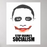 STOP OBAMA SOCIALISM POSTERS
