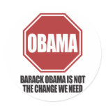 Stop Obama Sticker