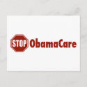 Stop ObamaCare postcard