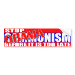 Stop Obamanism Bumper Sticker