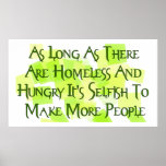 Stop Overpopulating posters