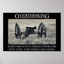 Stop overthinking the solutions to problems (S) Print