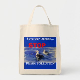 STOP Plastic Pollution Tote Bag