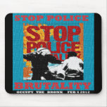 Stop Police Brutality, Occupy the Bronx Flyer 2012 Mouse Pads