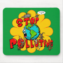 Stop Pollution mousepads