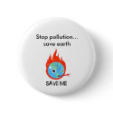 Stop pollution... save earth buttons by gabaren20 Stop pollution... save earth buttons