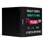 Stop Prejudice Now Binder