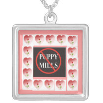 STOP PUPPY MILLS CHARM - NECKLACE