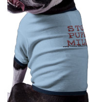 STOP PUPPY MILLS Dog T-Shirt pet clothing by PetsRFouRLife STOP PUPPY MILLS Dog T-Shirt pet clothing