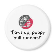 Stop Puppy Mills Fridge Magnets