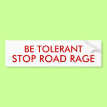 STOP ROAD RAGE bumper stickers