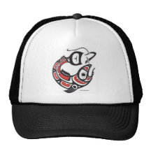 Stop salmon decline - First Nations Hat