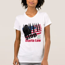 STOP SHARIA LAW (usa) t-shirts