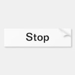 Stop Sign/ Bumper Stickers