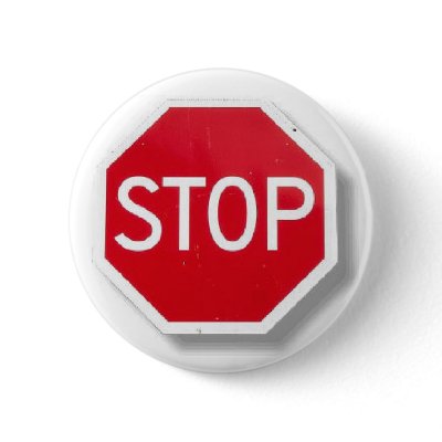 Stop Sign Button by claricardoza