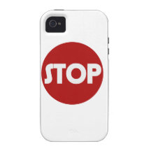 STOP Sign Case-Mate iPhone 4 Covers