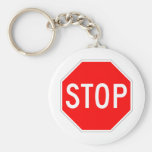 Stop Sign Customizable Key Chain