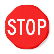 Stop Sign Customizable magnets