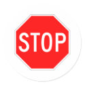Stop Sign Customizable stickers