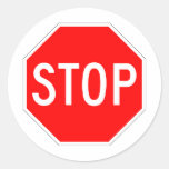 Stop Sign Customizable Sticker