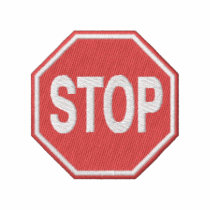 Stop Sign embroidered shirts by ZazzleEmbroidery Stop Sign embroidered shirts