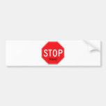 Stop Sign for a Cause Bumper Stickers