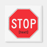 Stop Sign for a Cause Refrigerator Magnets