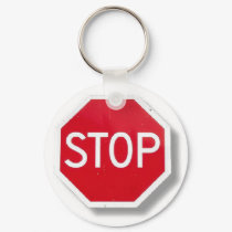 Stop Sign Key Chain keychains by claricardoza Stop Sign Key Chain keychains