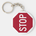 Stop Sign Keychain