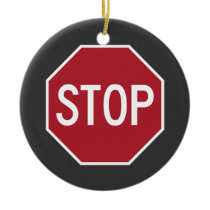 Stop Sign Ornament ornaments