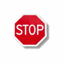 Stop Sign Picture photo sculptures