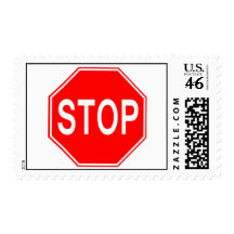 STOP Sign - Postage