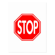 Stop Sign Postcards