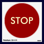 Stop Sign--Temporary/Reusable wall decals by artnip Stop Sign--Temporary/Reusable wall decals