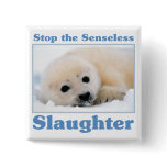 Stop slaughter-seals buttons