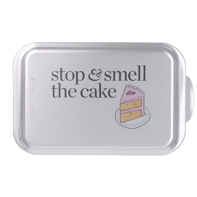Stop & Smell the Cake Cake Pan