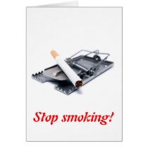 Stop smoking! cards