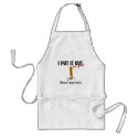 Stop Smoking I Put It Out I Want To Live apron