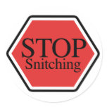 stop snitching sticker