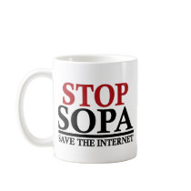 STOP SOPA Save the Internet mugs